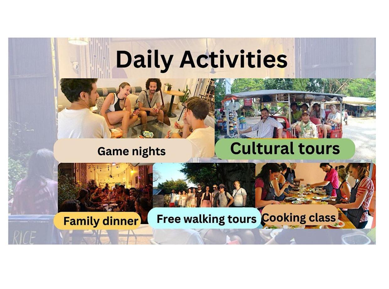 Social Backpacker Hostel & Rooftop Bar Battambang Zewnętrze zdjęcie